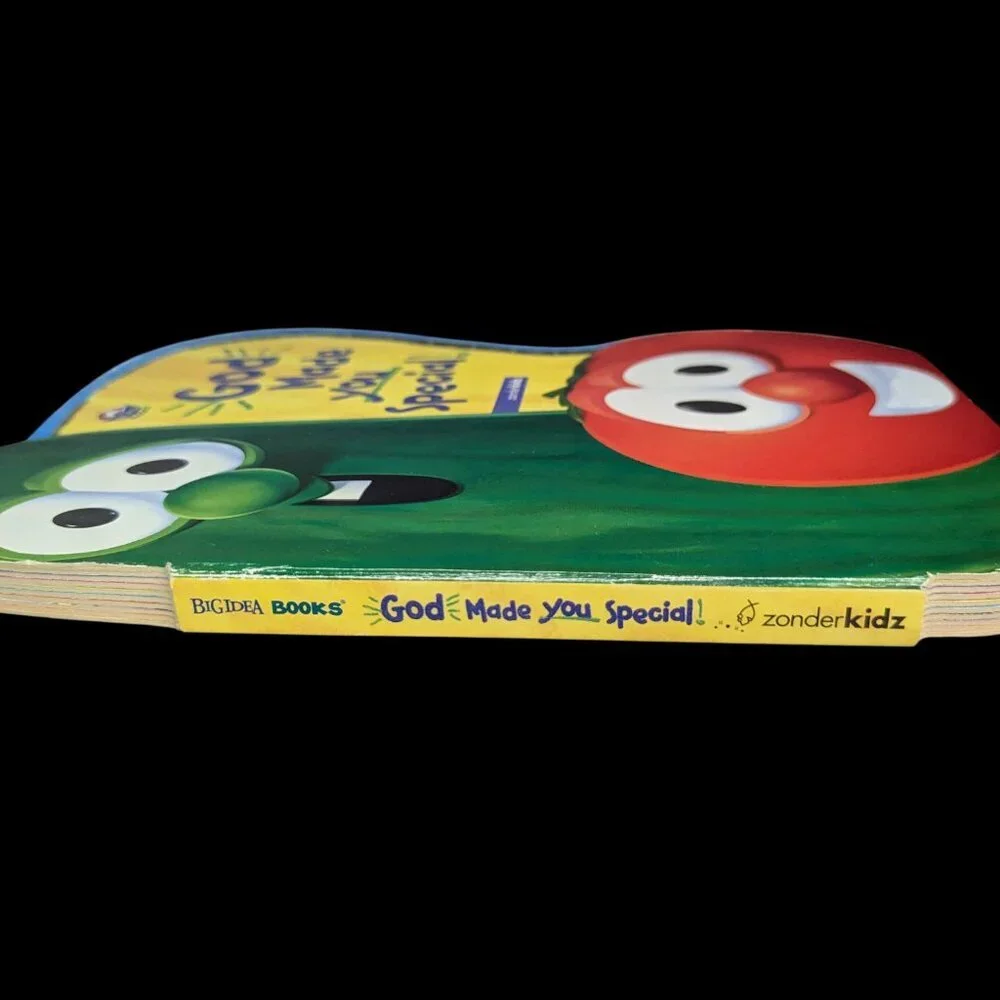 Veggie Tales Zonder Kids 2002 God Made You Special Large Board Book